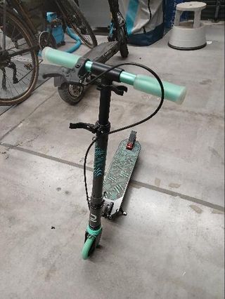 Patinete Scooter Niños Oxelo MID5 Gris Menta (freno