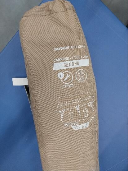 Cama plegable catre montaje rápido 190x65 cm. Quechua