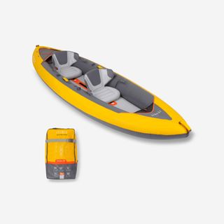 Kayak canoa hinchable travesía X100+ drop stitch fondo alta