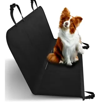 Funda Protectora Coche Perros Negra