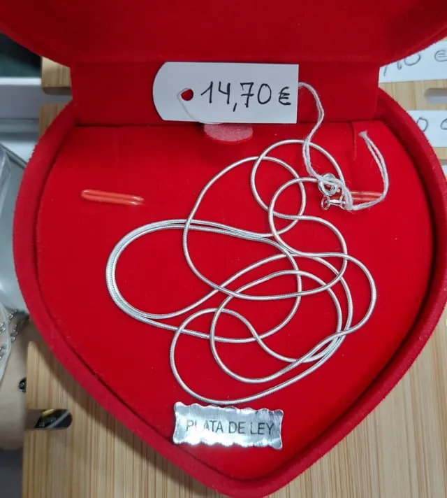 Cadena de 60cm de Plata de Ley 