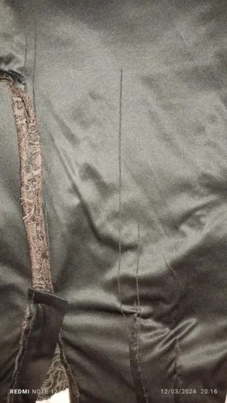 Falda Zara guipur marrón Talla S