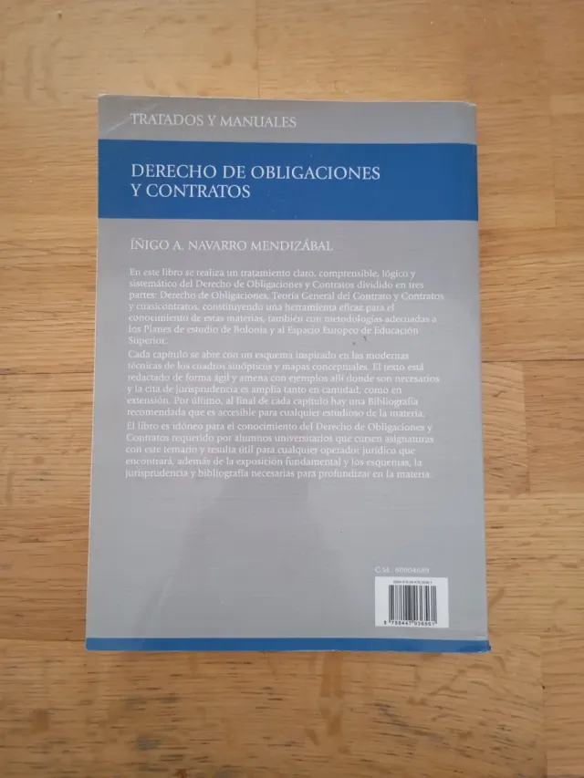 Derecho de obligaciones y contratos