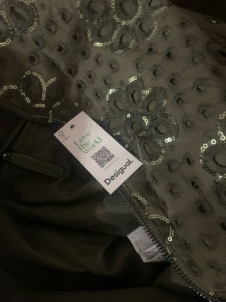 Mochila Desigual verde kaki brillante