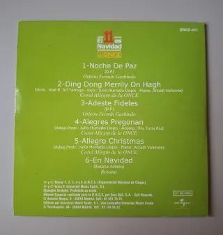 CD Villancicos Clásicos ONCE Navidad