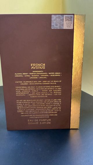 Perfume French Avenue Liquid Brun Dorado