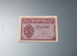 Billete 1 Peseta Banco de España 1937