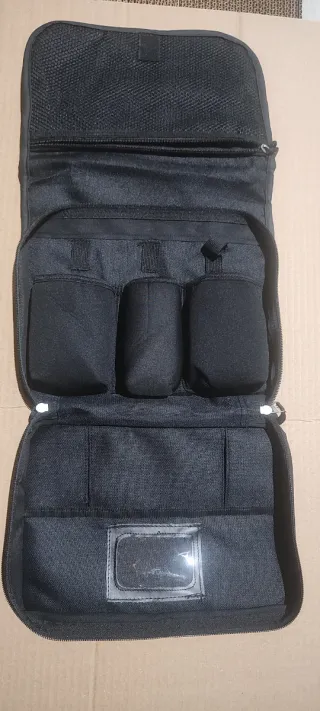 Maletín de lona negro (neceser)