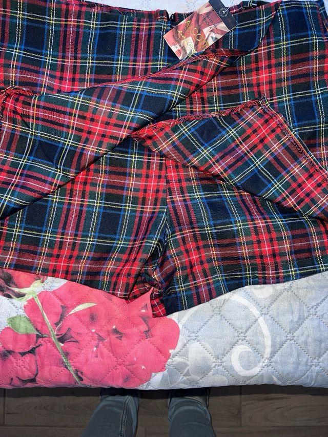 Pantaloncino a gonna tartan