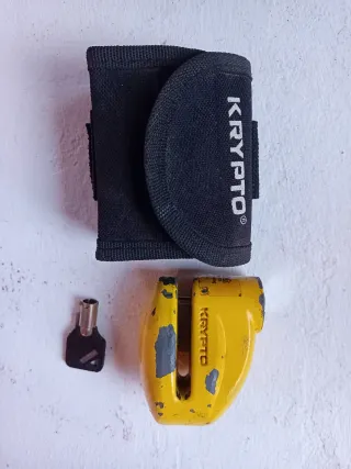 Antirrobo moto KRYPTO con funda y llave