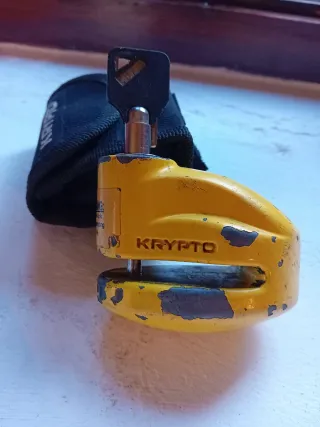 Antirrobo moto KRYPTO con funda y llave