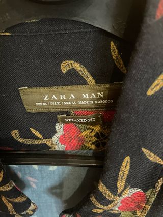 Camisa Zara Estampada Flores