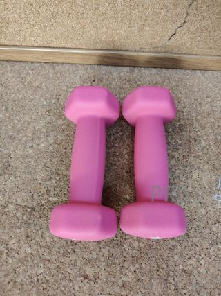 Par de mancuernas de neopreno 1kg