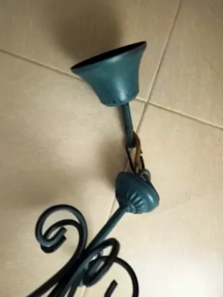 Lámpara de techo de Hierro Forjado estilo Vintage