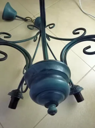 Lámpara de techo de Hierro Forjado estilo Vintage