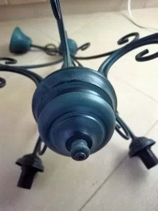 Lámpara de techo de Hierro Forjado estilo Vintage