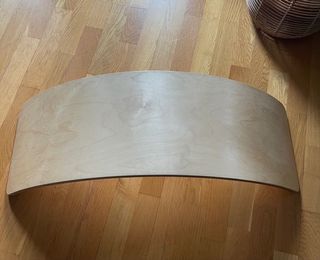 Tabla de equilibrio curva madera natural