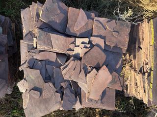 Lote 90 m2 Piedra Natural Rodeno Rojo