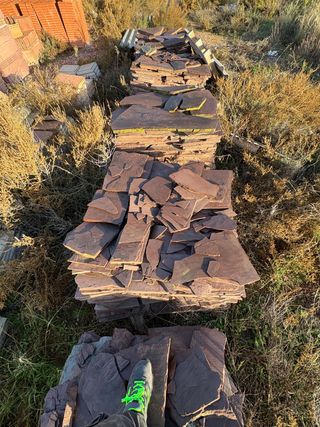 Lote 90 m2 Piedra Natural Rodeno Rojo