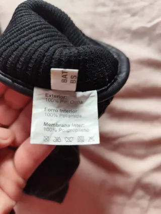 Guantes Gore-Tex Ejército Negros