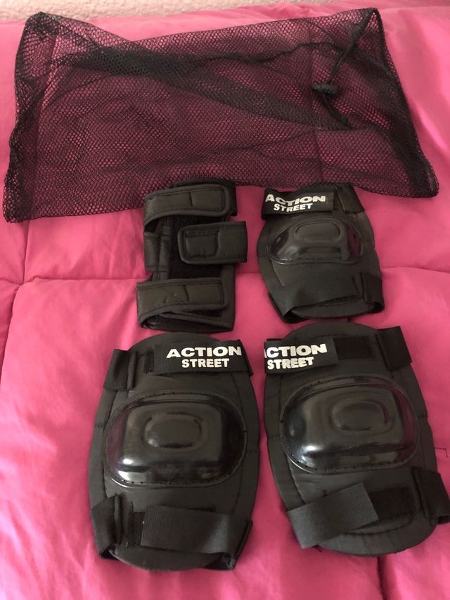 Bolsa con rodilleras y coderas Action Street