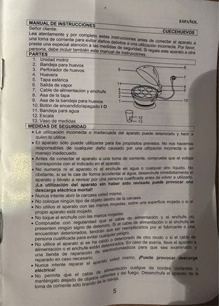 Cocedor de Huevos Eléctrico Orbit Egg Mate 350W