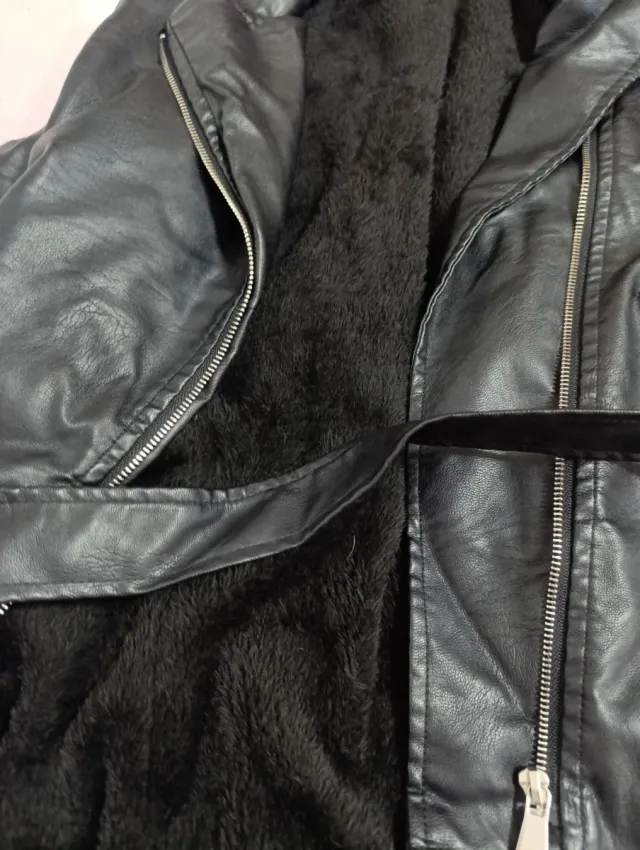 Cazadora cuero niña talla 12