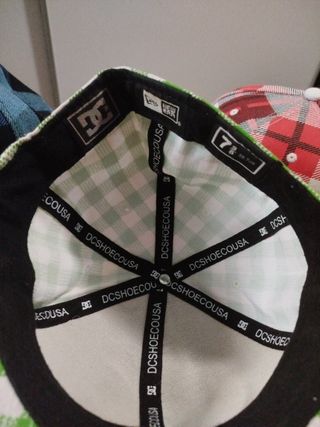 Gorras DC Shoes a cuadros