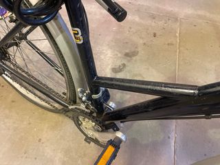 Bicicleta Paseo Decathlon Negra