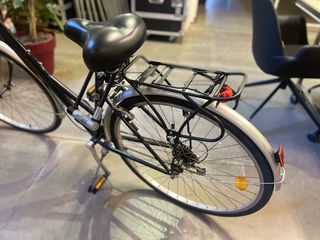 Bicicleta Paseo Decathlon Negra