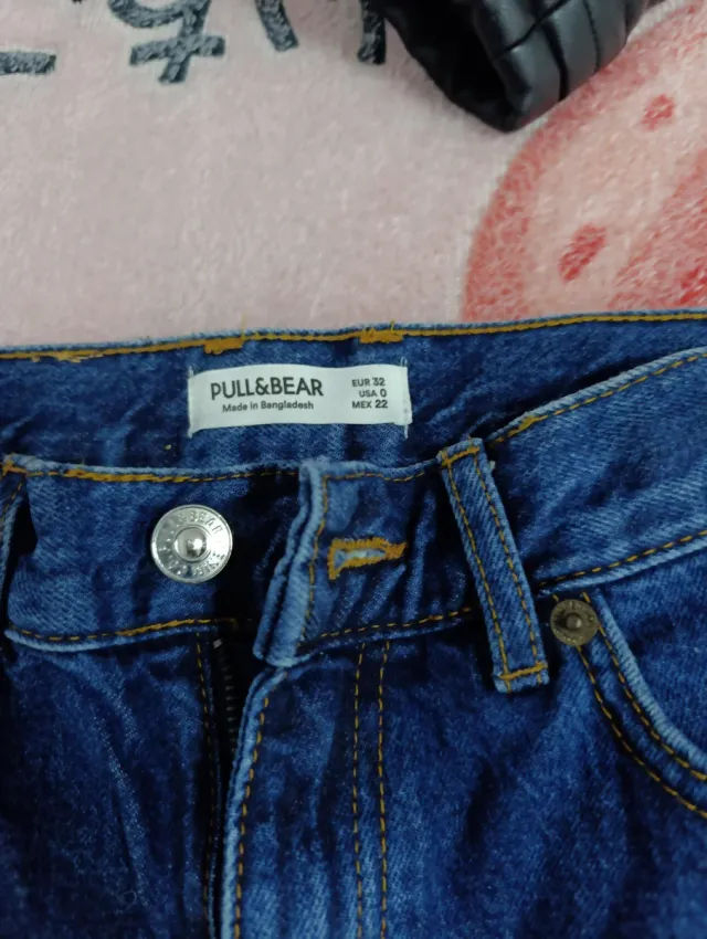 Pantalón vaquero niña Bershka T.32