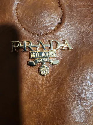Bolso Grande Prada Marrón