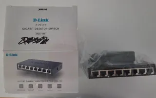 Switch Gigabit D-Link 8 Puertos DGS-108