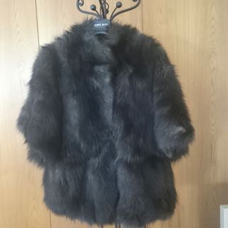 Abrigo corto piel zorro