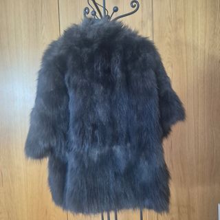 Abrigo corto piel zorro