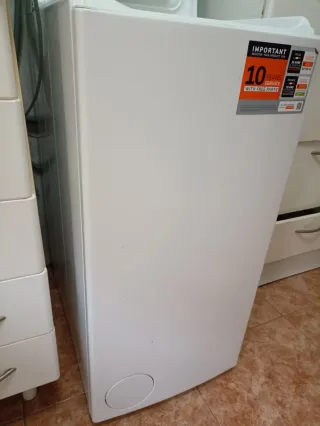 Lavadora Blanca Carga Superior