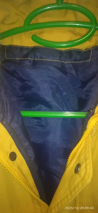 Impermeable amarillo unisex económico