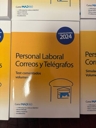 Libros oposiciones correos