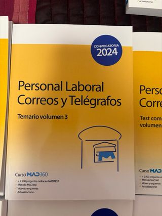 Libros oposiciones correos