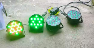 Foco LED RGB 36 DMX Control Remoto