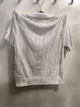 Camiseta Stradivarius Blanca Talla M