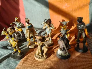 Lotto statuine mitologiche minotauri