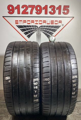 245 40 18 Y MICHELIN RUEDA AL 90% VIDA UTIL
