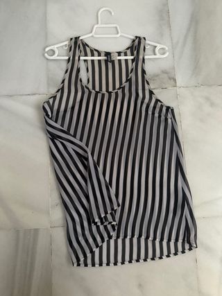 Blusa H&M Rayas