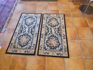 Juego de 2 alfombras decorativas
