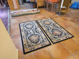 Juego de 2 alfombras decorativas