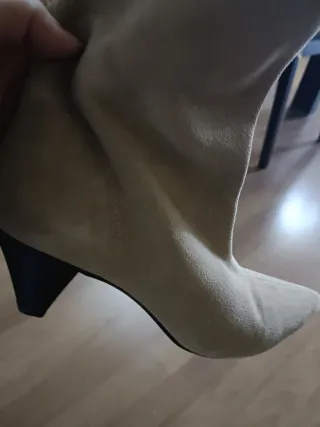 Botín Zara Serraje Tacón Fino Talla 39