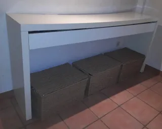 Tocador MALM Blanco Ikea 120x41 cm