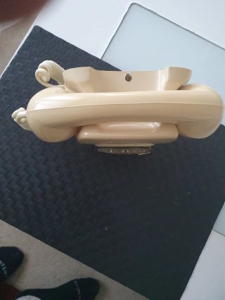 Teléfono Fijo Vintage Telefonica Beige