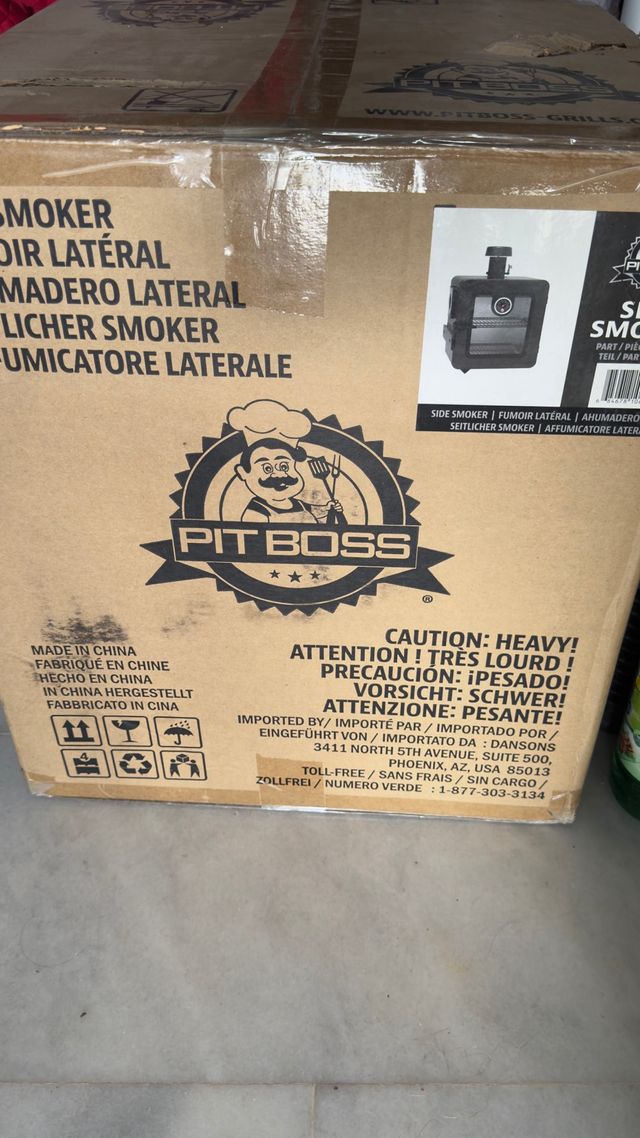 Griglie Pitboss BBQ Side Smoker